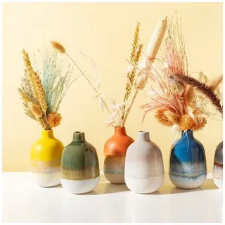 Sass & Belle Mojave Vase mit gelber Lackierung