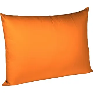 fleuresse Kissenbezüge "Colours" edler, bügelfreier Interlock-Jersey aus 100% Baumwolle, orange