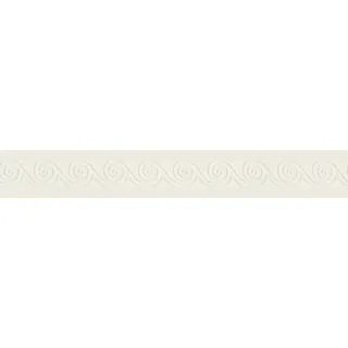 A.S. Création Borte selbstklebend Wellenmuster 5 m x 8 cm Weiß-Metallic