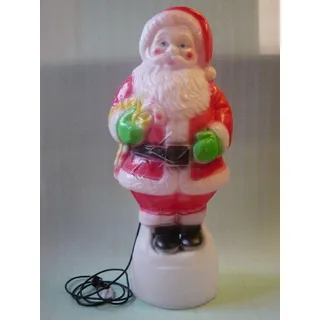 Design Weihnachtsmann Lampe Garten Statue Skulptur Figuren Skulpturen Nikolaus - Bunt