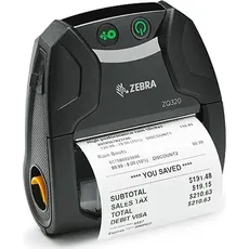 Zebra ZQ300 Series ZQ320 Mobile Receipt Printer (203 dpi), Etikettendrucker, Schwarz