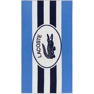 Lacoste BADGE Strandtuch 90 x 160 cm blau