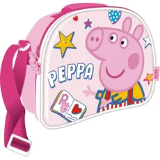 Kindergartentasche, Isotherme 3D-Lunchtasche Peppa Pig, Pink