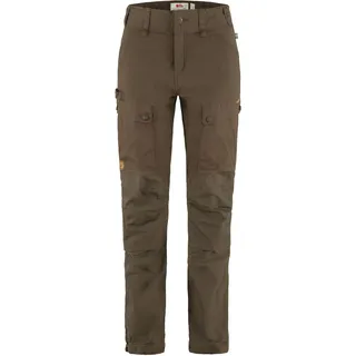 Fjällräven Damen Forest Hybrid Hose, Dark Olive, 48/R