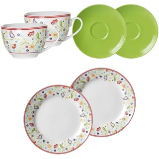 Ritzenhoff & Breker Kaffeeservice Shanti Doppio 6-tlg. bunt