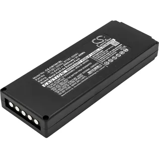 TECHTEK Akku Kompatibel mit [Cattron Theimeg] TH- EC/LO, für [Laird Cattron-Theimeg] TH-EC/LO Ersetzt B5018-00061, für BT081-00053, für BT081-0006 - Schwarz