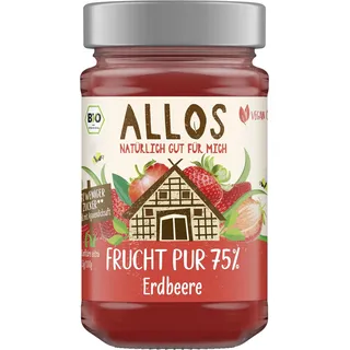 Allos Erdbeere Frucht Pur bio