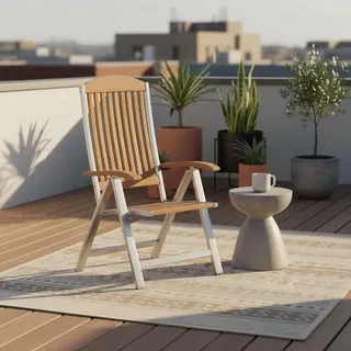 Merxx Keros Klappsessel 60 x 69 x 118 cm braun