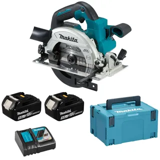 Makita DHS660RTJ Akku-Handkreissäge 57 mm 18 V inkl. 2 x 5,0 Ah Akku + Makpac Gr.3