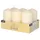 Stumpenkerzen 6 Stück 6 cm beige