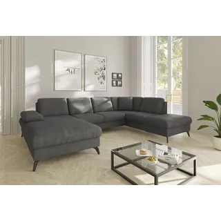 sit&more Wohnlandschaft »Morris Jubi U-Form, B: 300 cm« mit Armteilfunktion & 1 Zierkissen, optional Bettfunktion,