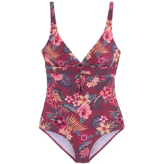 s.Oliver Badeanzug »Marika« mit Zierring und Shaping-Effekt, rot