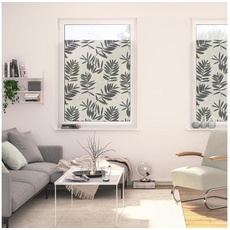 Bild Fensterfolie Blätter schwarz B/L: ca. 50x50 cm