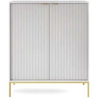 Selsey Highboard 104 x 125 cm Grau