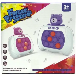 Pop It Anti-Stress Elektrisches Arcycle Game Pro Konsole Lichter Teddybär