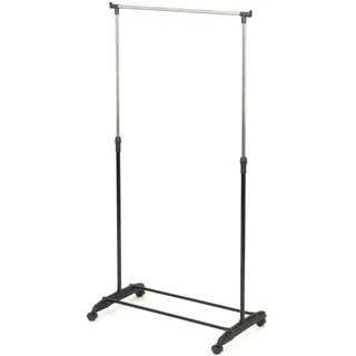 Compactor - Kleiderständer Suzie Größe M - Schwarzer Kleiderständer mit Rollen - Robuste Metallstruktur für Kleidung und Mäntel - Ideal für Schlafzimmer oder Ankleidezimmer - RAN9413