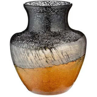 Casablanca by Gilde Tischvase »Honduras, Dekovase« Vase aus durchgefärbtem Glas, Höhe ca. 20,5 cm, braun
