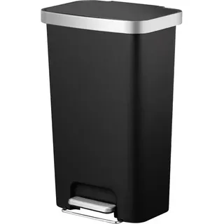 EKO - Hana Treteimer 45 Liter - Plastic - Schwarz - Schwarz