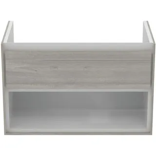 Ideal Standard Connect Air Waschtischunterschrank E0827PS, Eiche grau Dekor / weiß matt