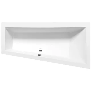 Raumspar Badewanne ANDRA 170x90x45cm, rechts, weiß