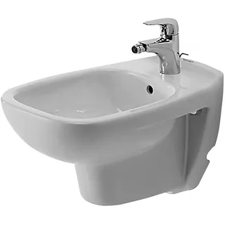 Duravit Wandbidet D-Code mit Überlauf, und Hahnlochbank