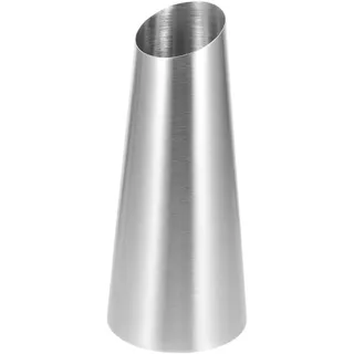 Besportble Edelstahl Blumenvase Schlanke Silberne Vase Modernes Design FüR Zuhause Hochzeit Und Party - 20 cm Ideal FüR Blumenarrangements