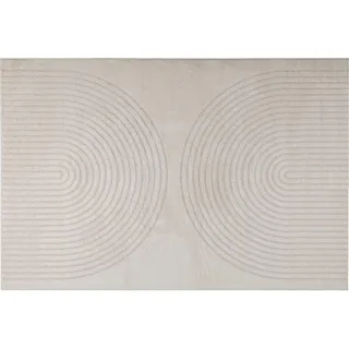 vidaXL Bereichsteppiche GALATI Creme 200 x 140 cm Polyester - Creme