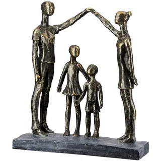 Casablanca by Gilde "Skulptur Familie schützende Hände bronzefarben H. 30 cm", bronzefarben