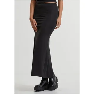 URBAN CLASSICS Glitter Maxi Skirt Black, 4XL