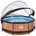 Exit Pool Wood 244 x 76 cm inkl. Filterpumpe und Abdeckplane