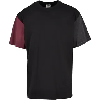 Urban Classics Herren Organic Oversized Colorblock Tee T-Shirt, black, 4XL