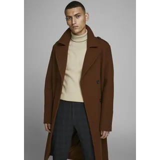 Rollkragenpullover JACK & JONES "Emil Knit Roll", Herren, Gr. XXL, beige, Obermaterial: 60% Baumwolle, 20% Nylon, 20% Viskose, schmal hüftbedeckend, Rundhals, Pullover Rollkragenpullover