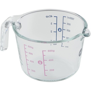 Emsa Prep & Bake Messbecher Glas, 1l (K32361)