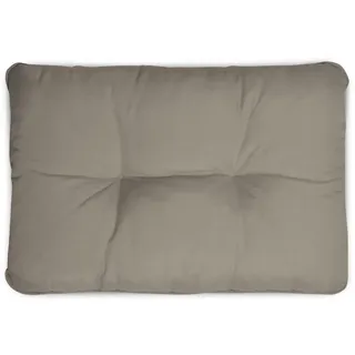 Beautissu Auflage 50 x 40 x 12 cm hellgrau 1 St.