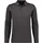 Soft Knit Polo Knopf Langarm grau XXL