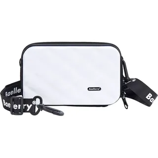 Moderne Baellerry Zeneva Handtasche in Weiß - Stilvolles Accessoire für Damen KP36091 - Weiß, Schwarz