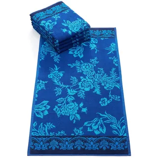 Bassetti AGRIGENTO Handtuch aus 100% Baumwolle in der Farbe Blau B1, Maße: 50x100 cm - 9322127