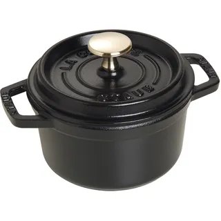 Cocotte 14 cm rund schwarz