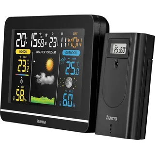 Hama Wetterstation Usedom Schwarz