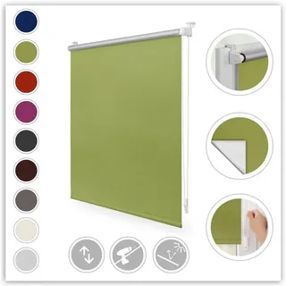 Thermo-Rollo Klemmfix 70 x 150 cm grün