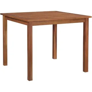 Gartentisch, Balkontisch, Gartenmöbel, Buffettisch, Esstisch, Partytisch, Terrassentisch, für Balkon Terrasse Garten, 85x85x74 cm Akazie Massivholz