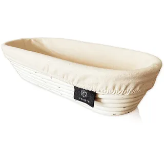 Gärkorb zum Brotbacken Brotbackform Gärkorb aus Rattan/Peddigrohr - oval 35cm (ca. 1kg Brotteig)