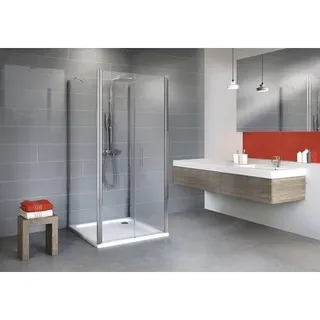 U-Kabine mit Pendeltüre Schulte Alexa Style 2.0 800x800x1920 mm Echtglas Klar he