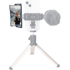 NICEYRIG Smartphone Flip Screen Mirror Faltbarer Vlogging Live Streaming Selfie Spiegel Kompatibel mit den meisten 11,9-16,5 cm iOS & Android Handys - 534 (Plus Version)