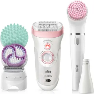 Braun Silk-épil 9 9-985 SensoSmart weiß/rosa