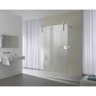 Kermi Walk-in XS FW1 13020, XSFW113020VAK, Farbe: Silber Hochglanz Echtglas klar