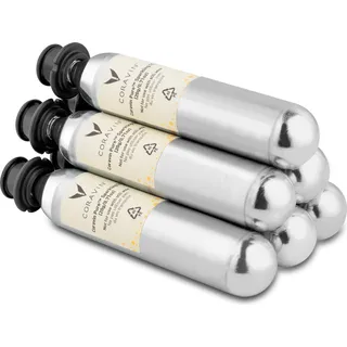Coravin Sparkling Capsules Set von 6 Stcke - Silber