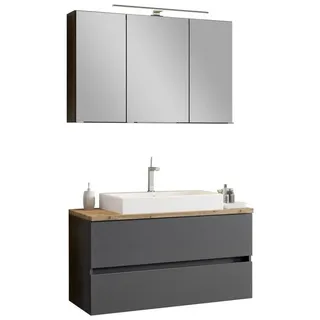 Held Pienza 2-tlg. Grau Eiche