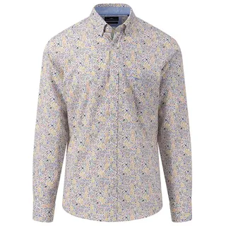 Fynch Hatton 14136060 Langarmhemd - Dusty Lavender - 3XL