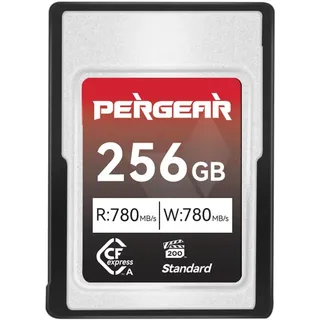 Pergear 256GB CFexpress Typ A-Speicherkarte, bis zu 780 MB/s Lesegeschwindigkeit und 780 MB/s Schreibgeschwindigkeit für 4K 120P, 8K 30P-Aufnahme(Standardserie) kompatibel für Sony Alpha & FX-Kameras